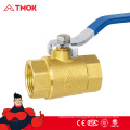 Manual Operated Forged 2pc Brass Ball Valve 2 Way Sanitary Food Grade Ball Valve